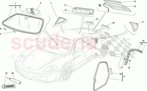 Part Diagram for Ferrari 68547700