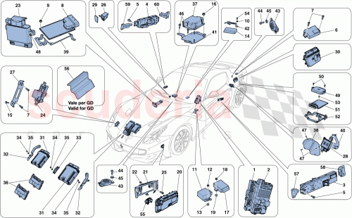 Part Diagram for Ferrari 284287
