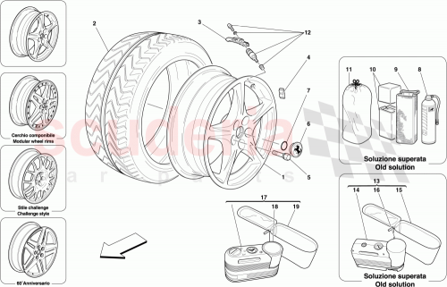 Part Diagram for Ferrari 234452