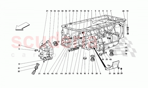 Part Diagram for Ferrari 154399