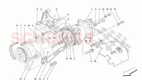 Part Diagram for Ferrari 167524