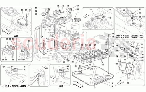 Part Diagram for Ferrari 157992