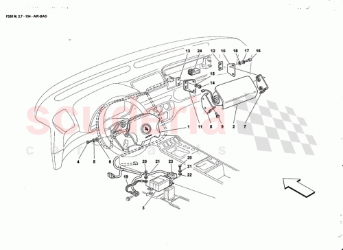 Part Diagram for Ferrari 64884100