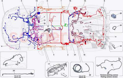Part Diagram for Ferrari 301915
