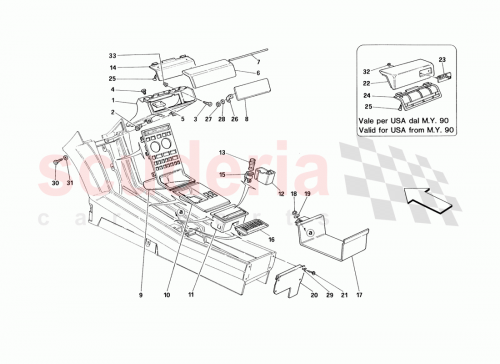 Part Diagram for Ferrari 633411