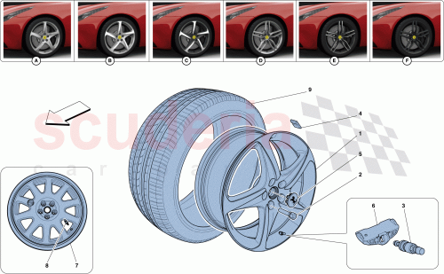 Part Diagram for Ferrari 275586