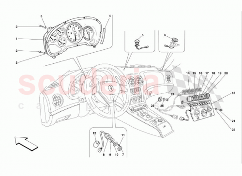 Part Diagram for Ferrari 180732