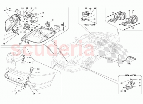 Part Diagram for Ferrari 65515200