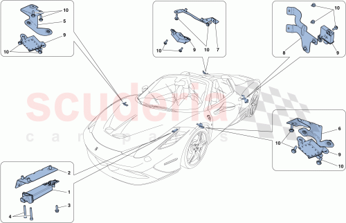 Part Diagram for Ferrari 261006