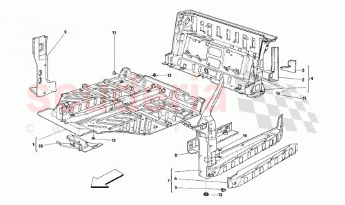 Part Diagram for Ferrari 64277000
