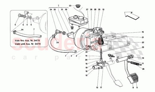 Part Diagram for Ferrari 124714