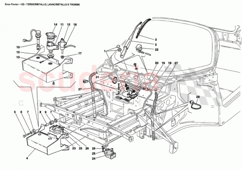 Part Diagram for Ferrari 67419800