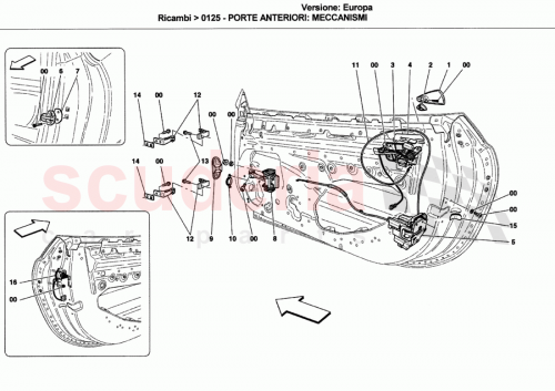 Part Diagram for Ferrari 81015700