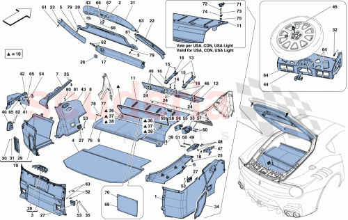 Part Diagram for Ferrari 87518200