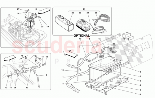 Part Diagram for Ferrari 164831