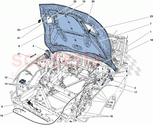 Part Diagram for Ferrari 86793300