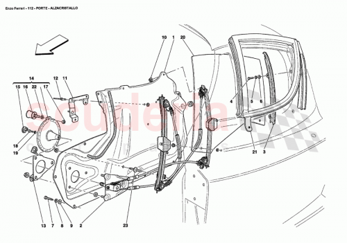 Part Diagram for Ferrari 66538900