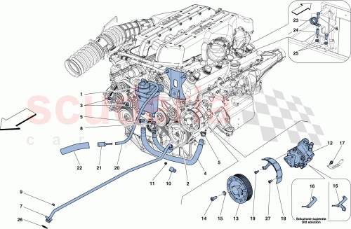 Part Diagram for Ferrari 13028324