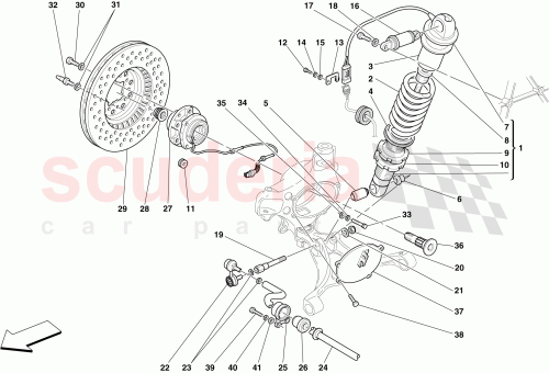Part Diagram for Ferrari 240546