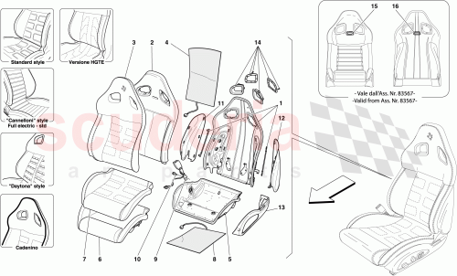 Part Diagram for Ferrari 80984300