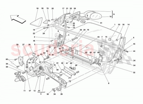 Part Diagram for Ferrari 64749300