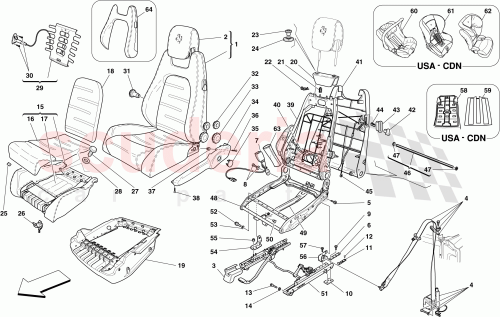 Part Diagram for Ferrari 66325500