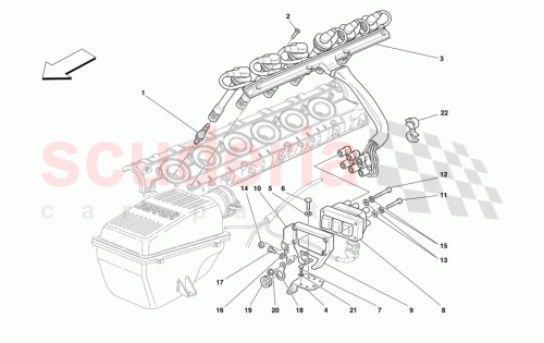 Part Diagram for Ferrari 138224