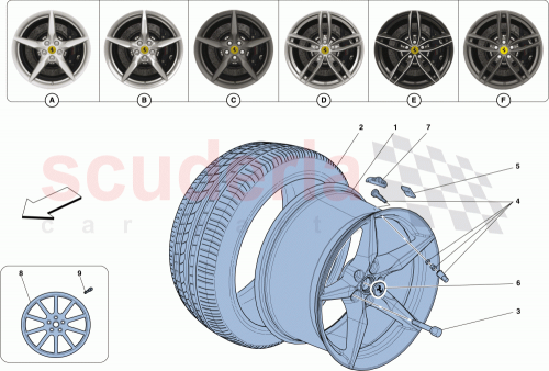 Part Diagram for Ferrari 317175