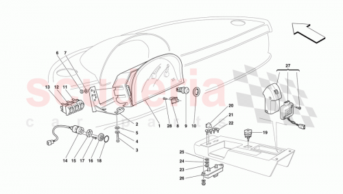 Part Diagram for Ferrari 142821