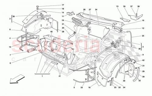 Part Diagram for Ferrari 65219400