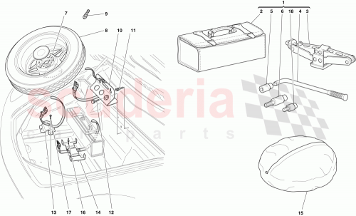 Part Diagram for Ferrari 171491
