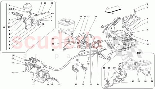 Part Diagram for Ferrari 123265