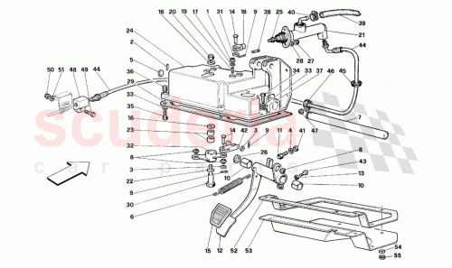 Part Diagram for Ferrari 151321