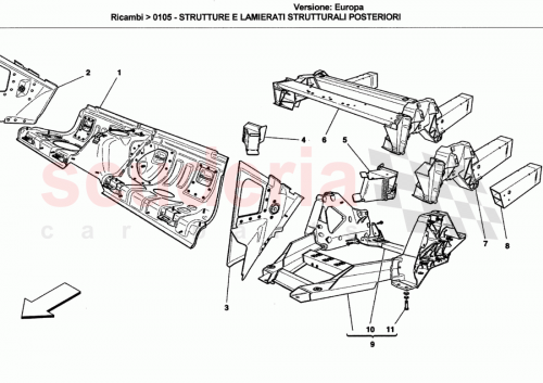 Part Diagram for Ferrari 16288524