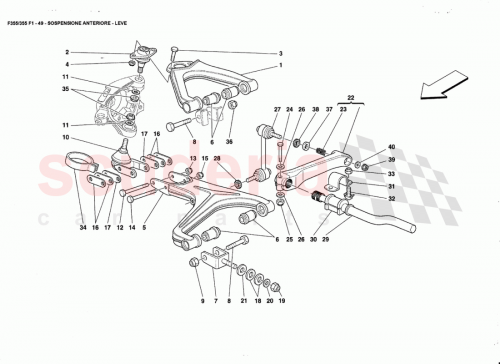 Part Diagram for Ferrari 170075