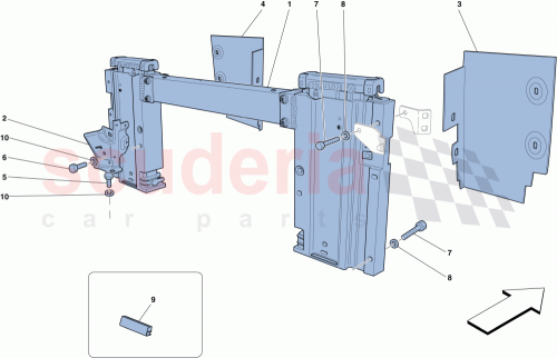 Part Diagram for Ferrari 86563200