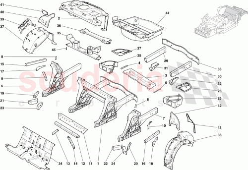 Part Diagram for Ferrari 200197