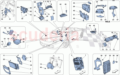 Part Diagram for Ferrari 285850