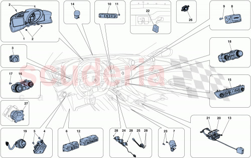 Part Diagram for Ferrari 339971
