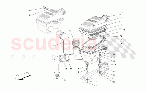 Part Diagram for Ferrari 152578