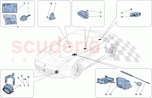 Part Diagram for Ferrari 304043