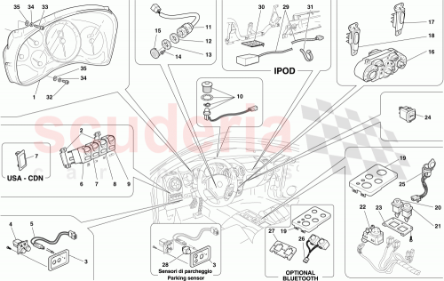 Part Diagram for Ferrari 68728900