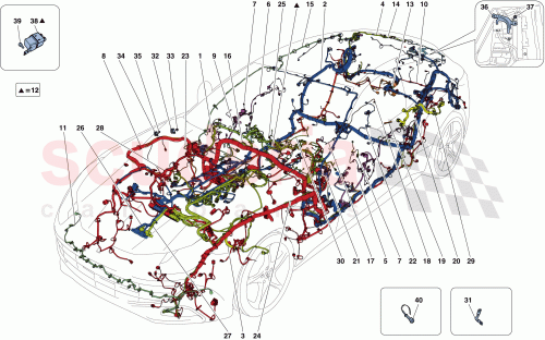 Part Diagram for Ferrari 266797