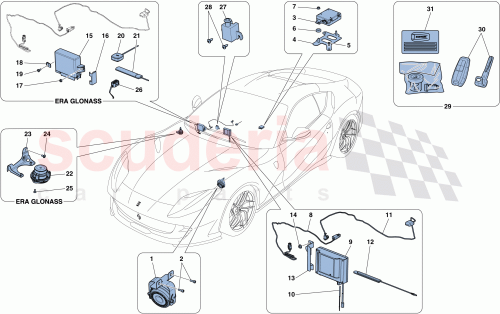 Part Diagram for Ferrari 931306346