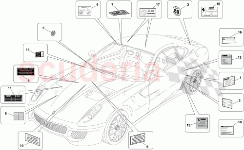 Part Diagram for Ferrari 8266459