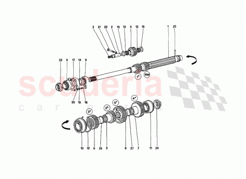 Part Diagram for Ferrari 125767