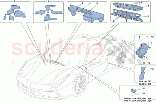 Part Diagram for Ferrari 82982700