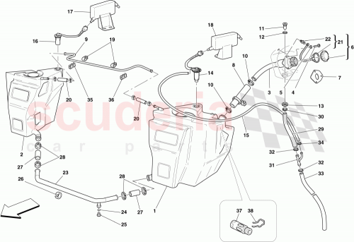 Part Diagram for Ferrari 148045