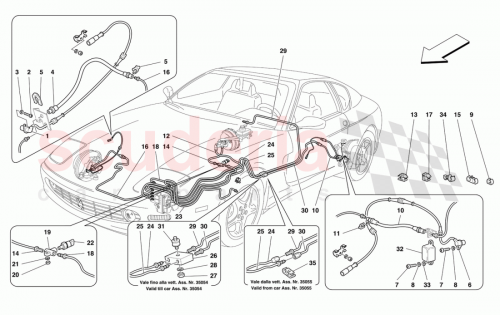 Part Diagram for Ferrari 175006