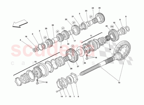 Part Diagram for Ferrari 189580